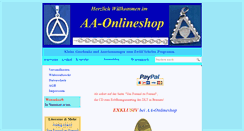 Desktop Screenshot of aa-onlineshop.de